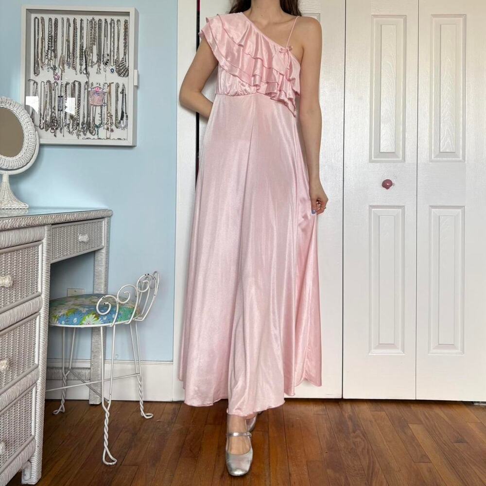 Vintage maxi slip dress one
